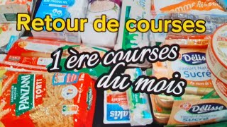 Retour de courses Leclerc 🛒 Eco  et Marque Repère avec les prix amp idée menu de la semaine [upl. by Ahsaf]