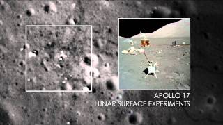 NASA  Sharper Views of Apollo 12 14 and 17 Sites [upl. by Eenat420]