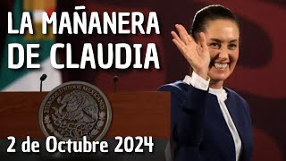 MañaneraPresidenta  CLAUDIA inicia su GOBIERNO con CONMEMORACIÓN del 2 de Octubre de 1968 [upl. by Gardy]