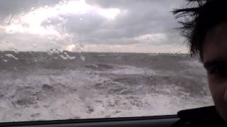 Train being battered by 30ft waves UK Dawlish  Scary [upl. by Kraus]