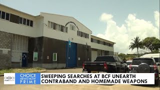 SWEEPING SEARCHES AT BORDELAIS CORRECTIONAL FACILITY BCF UNEARTH CONTRABAND AND HOMEMADE WEAPON [upl. by Way]