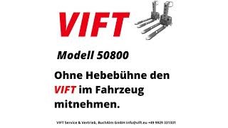 VIFT 50800 Stapler Mitnahmestapler Palettenheber Hubwagen Stadtplatz 39 94227 Zwiesel Deutschland [upl. by Kirenoj82]