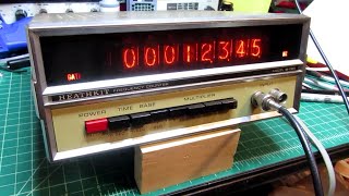 Heathkit IB1103 Frequency Counter History Restoration Demonstration Theory [upl. by Oruntha]