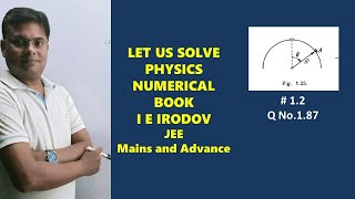 I E IRODOV QUESTION NUMBER 187  Sliding of body on a smooth sphere [upl. by Tai378]