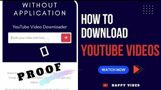 Fastest way to download youtube videos In Android Phone  Youtube Video Downloader  2022 [upl. by Eelannej]