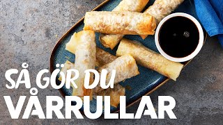 Vegetariska vårrullar i airfryer [upl. by Oiluig]