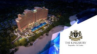 The Kingsbury Negombo Sri Lanka Luxury beach front holiday resort with water park [upl. by Yelreveb]