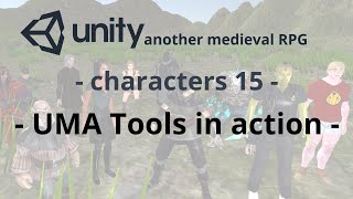 Unity 5 Tutorial Characters 14  UMA Tools in action [upl. by Eseilanna329]