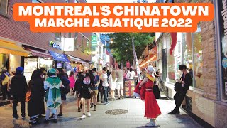 Montreals Chinatown  Marché Asiatique 2022  Anime Festival Otakuthon [upl. by Nevad255]