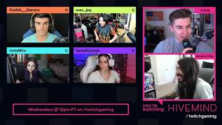 Hivemind on TwitchGaming wLudwig amp MoistCr1TiKaL  ftJustaMinx hannahxxrose  Foolish Vods [upl. by Illak462]