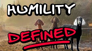 HUMILITY    DEFINED faith jesus bible [upl. by Lyckman]