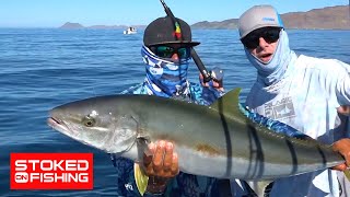 Cedros Island Yellowtail Fishing Part Three  Stoked On Fishing  Full Episode  2020 [upl. by Gael625]