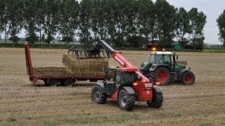 Manitou MLT 735120 LSU amp Fendt 820 vario  stro laden [upl. by Eednus198]