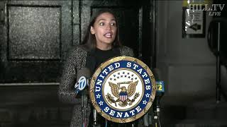 AOC says NOTHING IS OFF THE TABLE to ensure Supreme Court seat is filled by next president  FULL [upl. by Haseena]