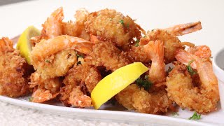 Quick and Easy Butterfly CRISPY Fried Shrimp Recipe [upl. by Unam]