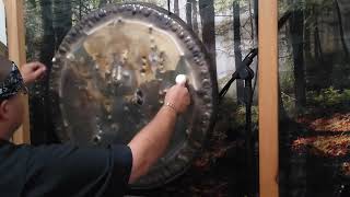 Friction Mallet Gong Meditation 20 gong meditationmusic soundmeditation [upl. by Fedak]