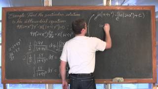 More Solving Separable Differential Equations Calculus 1 AB [upl. by Aerdnu709]