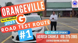 Orangeville G Road Test Route No 1  New Modified G Test Route  2023 [upl. by Mirelle160]