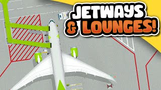 Finally Using JETWAYS for Airline Stands amp Lounges — Airport CEO 13 [upl. by Padget]