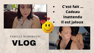 VLOG Cest fait   Cadeau inattendu  Merci NEWYES [upl. by Ahsayn]