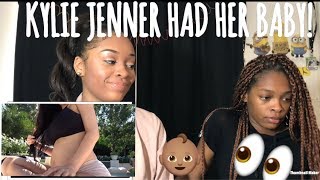 KYLIE JENNER HAD HER BABY “TO OUR DAUGHTER” REACTION [upl. by Yenaiv631]