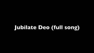 Jubilate Deo full song [upl. by Tullus6]