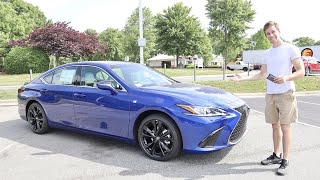 2023 Lexus ES 350 F Sport Handling POV Start Up Exhaust Test Drive Walkaround and Review [upl. by Wilmer]