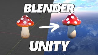 How to EXPORT MATERIALS from Blender to Unity 2023 Updated [upl. by Ambie130]