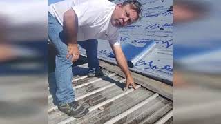 Installing Flashing Between A Patio Cover And House At The Roof Line [upl. by Hoskinson342]