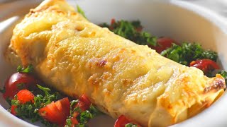 Recette francaise crepe au fromage jambon champignon [upl. by Tyrus835]