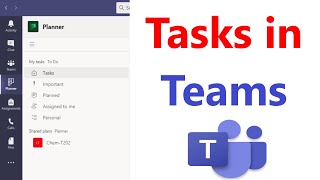 How to Add Tasks Tab to Teams  How to use Tasks in Microsoft Teams  How to Use Planner in Teams [upl. by Ennaillek]