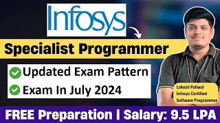 Infosys Specialist Programmer Exam Pattern 2024  Infosys OffCampus Hiring 2024  Free Preparation [upl. by Kinzer923]