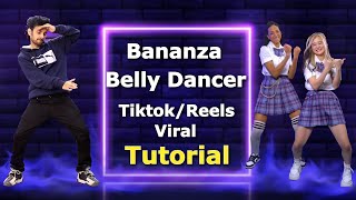 Bananza  Belly Dancer  Reels  Tiktok Dance Tutorial  Ajay Poptron Tutorial [upl. by Nuj901]