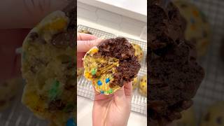 Brookie Cookie 🍪 food recipes foodlovers catering viralvideos [upl. by Kuhlman]