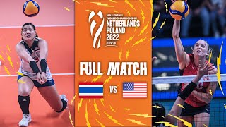 🇹🇭 Thailand vs 🇺🇸 USA  Full Match  Women’s World Championship 2022 [upl. by Korney]