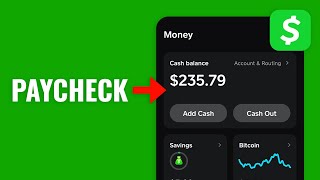 How to Set Up Paycheck Direct Deposits to Cash App [upl. by Enyrehtak]