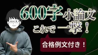 【解答例付き】600字小論文の書き方！ 例題：昭和大学・日本医科大学（医系・看護） [upl. by Daughtry334]