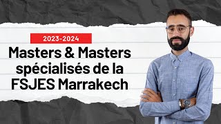 MASTER FSJES MARRAKECH 20202021 INSCRIPTION [upl. by Sirad]