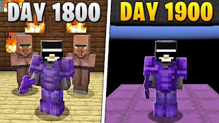 I Survived 1900 Days in HARDCORE Minecraft [upl. by Arreip]