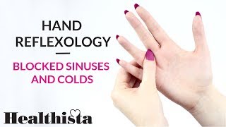 Hand reflexology for blocked sinuses and colds [upl. by Tripp]