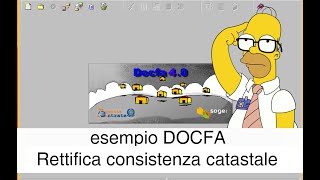 esempio DOCFA  rettifica consistenza catastale VARdocfa [upl. by Ymaral301]