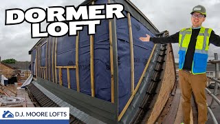 Dormer Loft Conversion Tour  Structure Stage [upl. by Kielty]