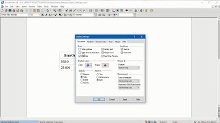 Changing Display Settings in WordPerfect [upl. by Tnerual]