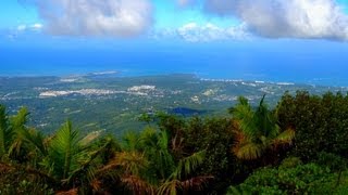 EL YUNQUE RAINFOREST Soaring Views in Puerto Rico [upl. by Ahsekin]