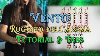 quotVento  Ruggito dellAnimaquot Low Whistle Tutorial amp Tabs [upl. by Specht]