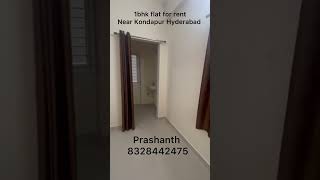 1bhk semi furnished flat for rent near kondapur hyderabad realestate rent home kondahomes [upl. by Bravar]