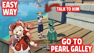 How To Go To Pearl Galley Genshin Impact Zhongli Quest Guide [upl. by Gershom]