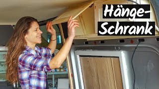 CAMPER AUSBAU  stabile Hängeschränke im Sprinter  Van Ausbau Vlog [upl. by Inafit]