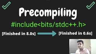 bitsstdch  What is it  Why is it slow  How to Precompile  CompetitiveProgramming C [upl. by Riane969]