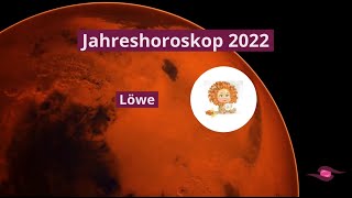 Jahreshoroskop 2022  Sternzeichen Löwe Wahrsagenjetzt [upl. by Norrehc]